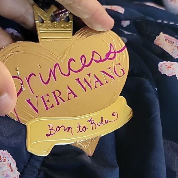 Princes Vera Wang Desert Rose Strappy Lampshade Dress Size Small - Picture 7 of 10